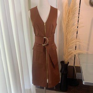 DVF Brown Summer Dress - Size 6
